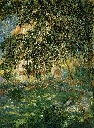Le repos dans le jardin Claude Monet